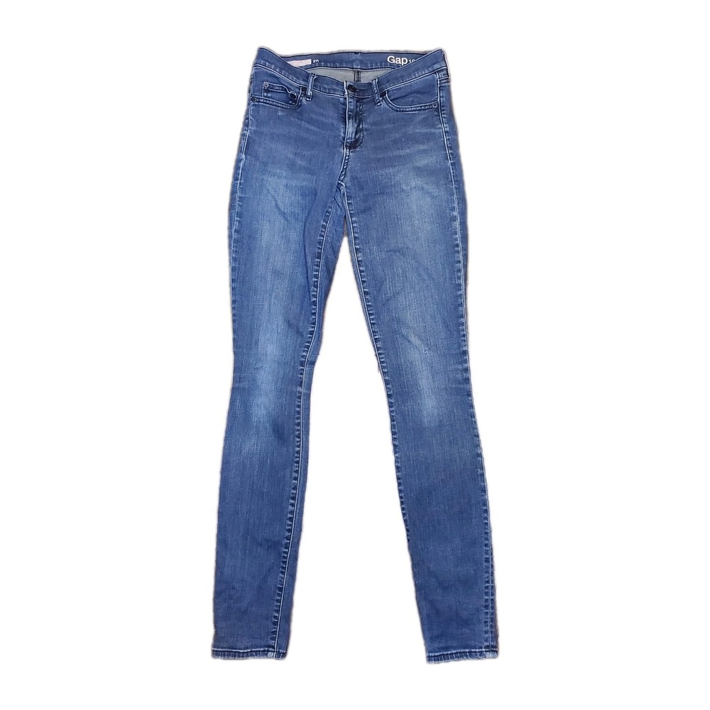 Gap 1969 Women's Resolution Legging Jeans Size 26 Medium Wash Blue